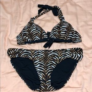 Animal print bikini